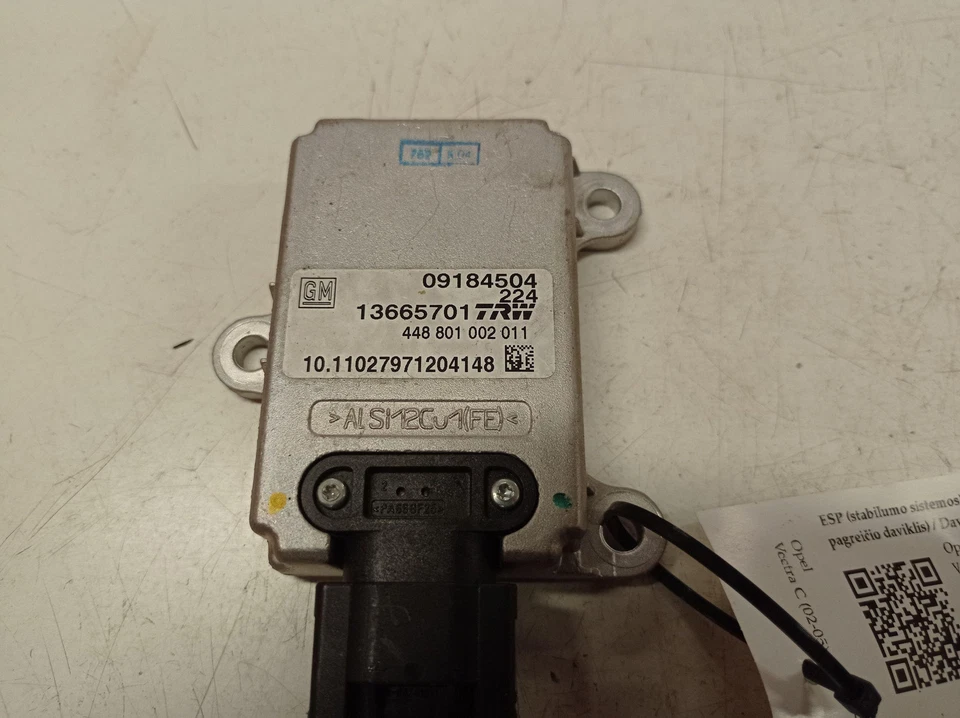 OPEL VECTRA C Estate acelerómetro 09184504 diésel 2004 28635145 - Imagen 3 de 3