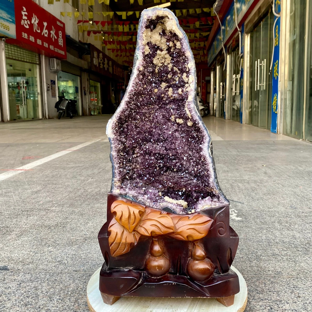 紫水晶晶洞| eBay