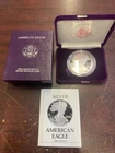 1989-S Proof American Silver Eagle Dollar $1 Box & COA US Mint Bullion OGP #1