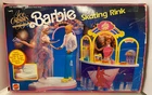 Vintage 1989 Ice Capades Barbie Ken Skating Rink Playset Boxed Incomplete