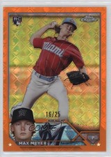 2023 Topps Chrome Logofractor Edition Orange Refractor 16/25 Max Meyer #104 13y5