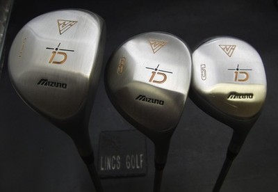 3er Set Mizuno iD 1,3 & 5 Hölzer Regular Stahlschäfte Mizuno Griffe