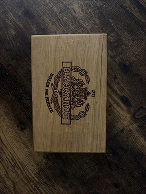 Baccarat Dolce Far Niente 1871 Vintage Cigar Box Empty, Honduras Import