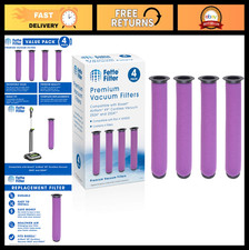 Vacuum Filter Compatible with Bissell AirRam K9 2524 25241 - Pack of 4, High Eff