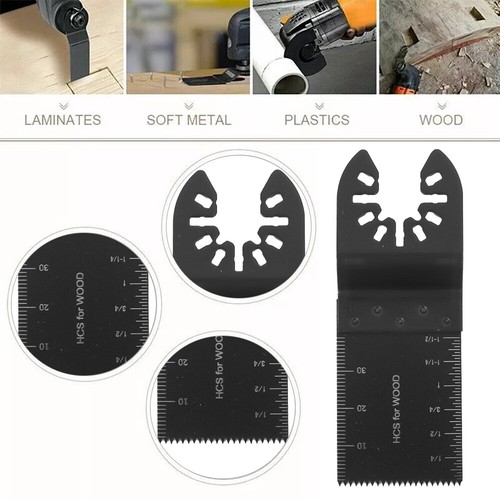 4-31Tlg.Sägeblatt Zubehör Set Multifunktionswerkzeug Fein Bosch Multitool Makita - Bild 19 von 55