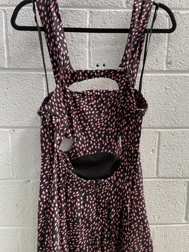 REBECCA VALLANCE Cha Cha Midi Dress Print Size AU 10 RRP 699 WITH DEFECTS - Picture 7 of 9