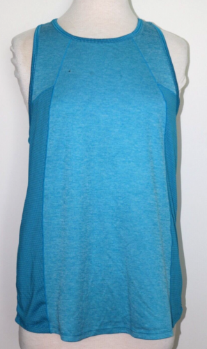 Womens Tank Top Avia Blue Racerback Breathable Size L (12-14)