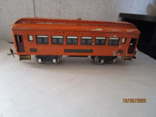Lionel, O Gauge, 710 Orange Pullman Car - Picture 2 of 4
