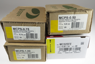 MC Type Wheel Balancing Weights - 2.50 Oz Uncoated Lead Clip-On Weights