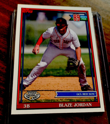 Blase Jordan 2021 Topps Pro Debut RC # PD-194, Boston Red Sox