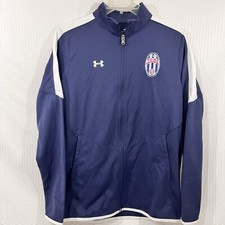 Under Armour Jacket Men's Medium Heat Gear Loose Fit Pullover Track Jacket