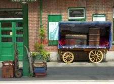 PHOTO  OKEHAMPTON STATION PLATFORM 1 THIS IS THE PLATFORM USED BY NETWORK RAIL T