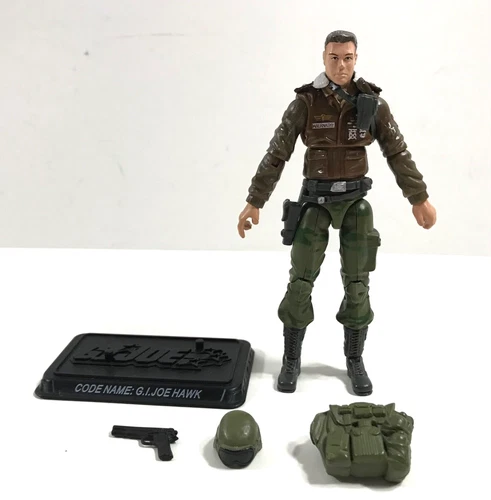 GI Joe 25th Anniversary General Hawk loose figure 2008 no file card