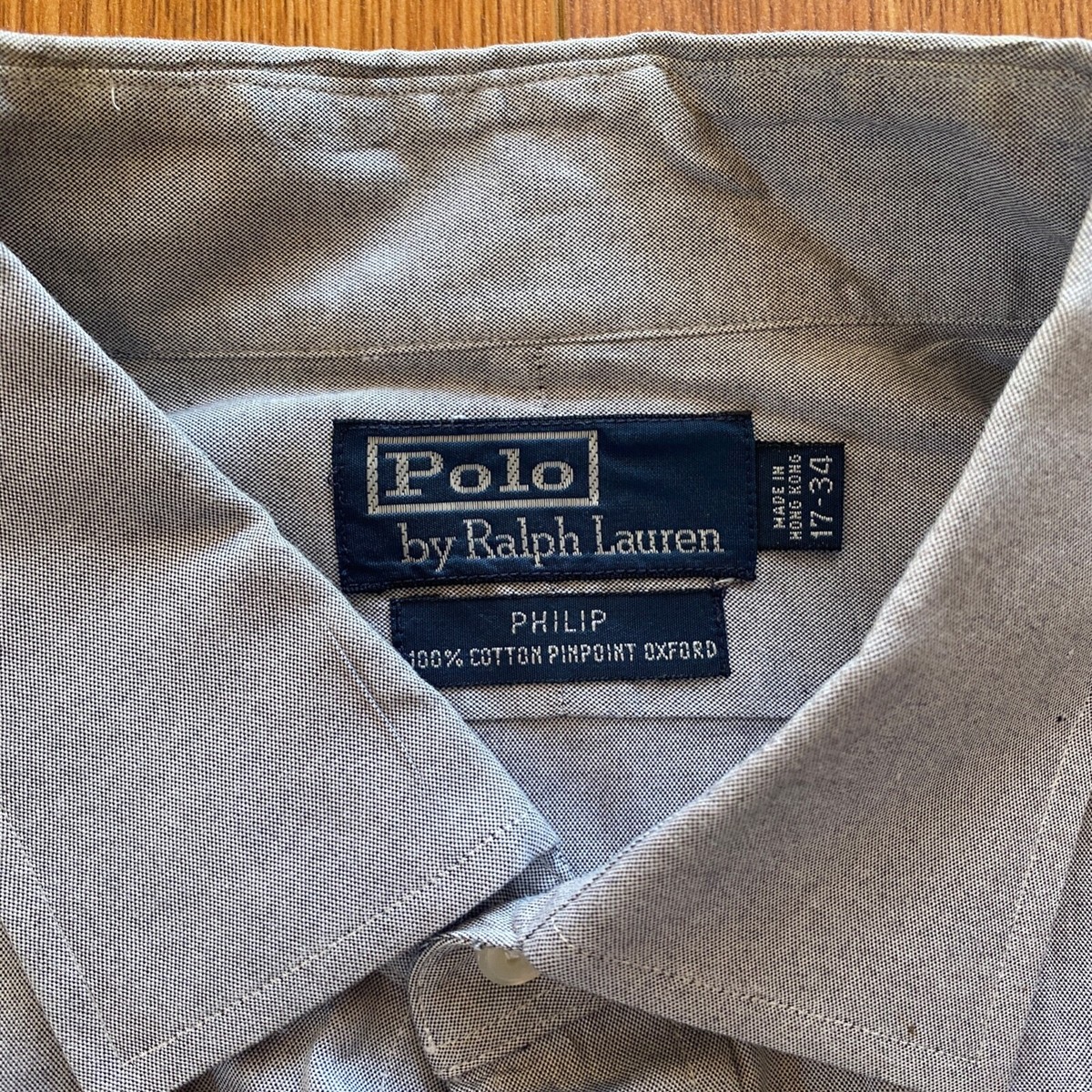 VINTAGE Polo Ralph Lauren Philip Oxford Longsleeve Shirt