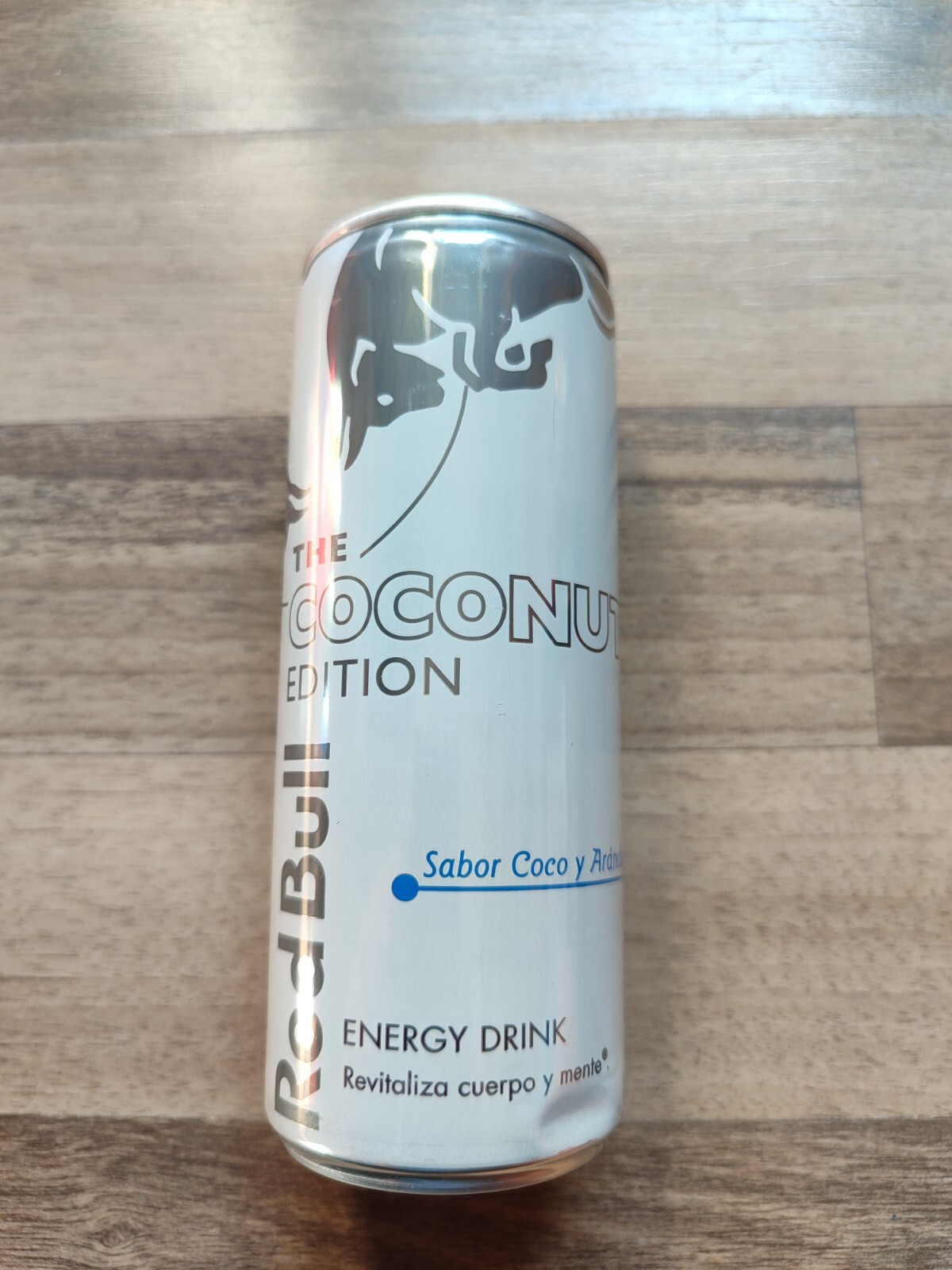 1 Lata Bebida Energética Red Bull Edición Coco Sabor España Blanca Completa Lata 250ml