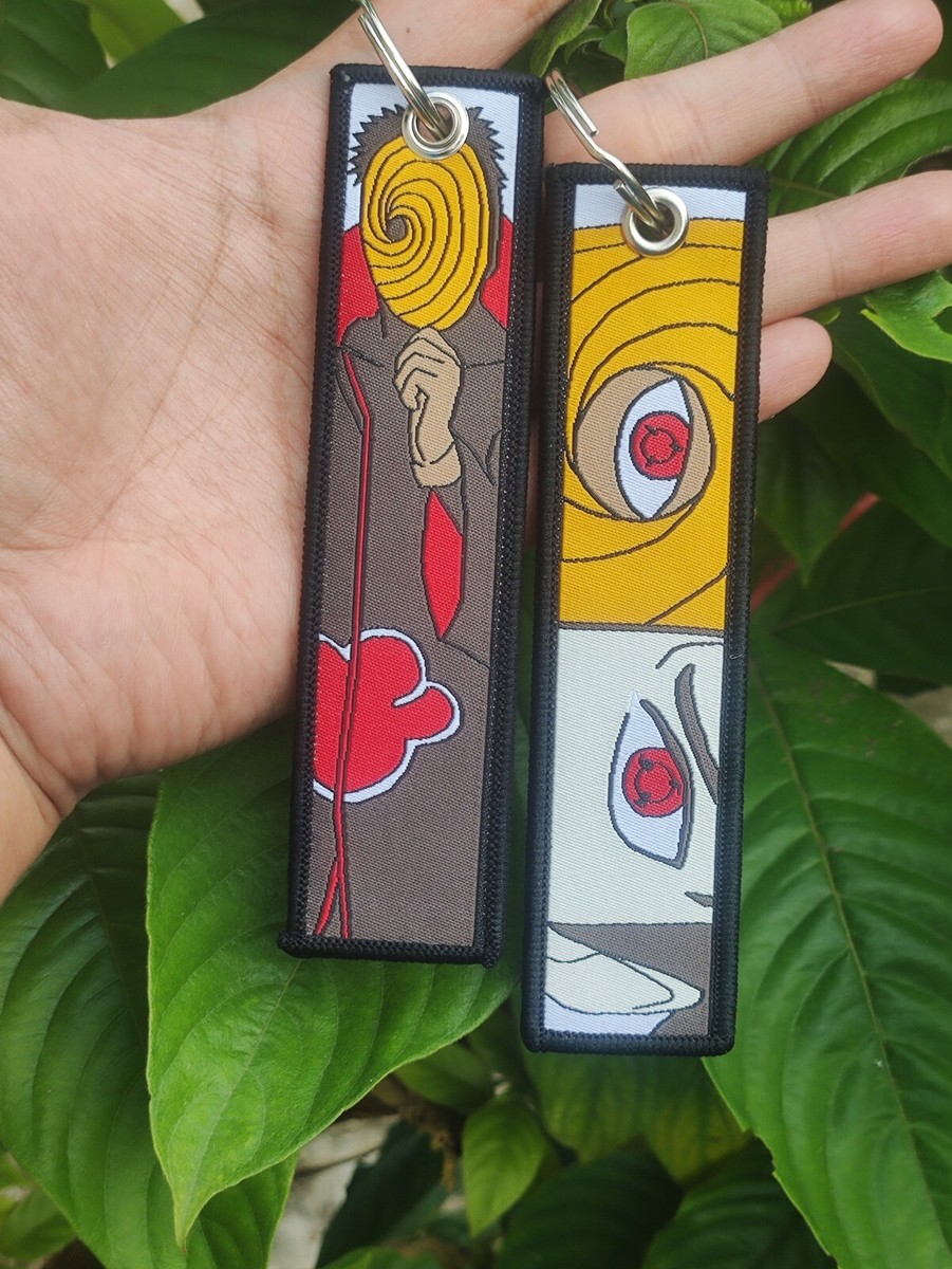 Obito Uchiha Naruto Shippuden Key tag Anime Keychain Lanyard Jet