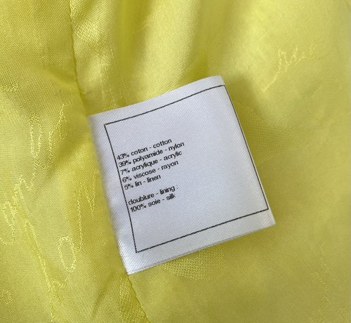 Bright CHANEL Lemon Yellow PASTEL Cruise Resort 2012 Tweed Skirt Suit RUNWAY ! - Picture 17 of 22