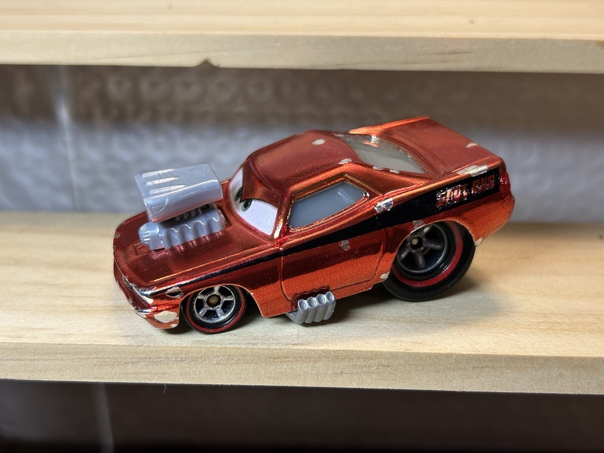 ミニカー Disney Pixar Cars Snot Rod with Flames Disney Pixar Cars Snot Rod With Flames Diecast Metallic