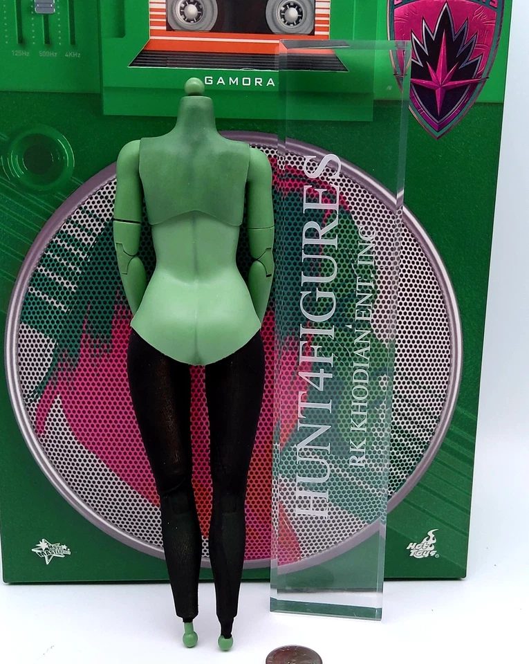 Figura de acción Hot Toys MMS483 Gamora GOTG Marvel Avengers 1/6 solo cuerpo desnudo  Foto 4 de 4