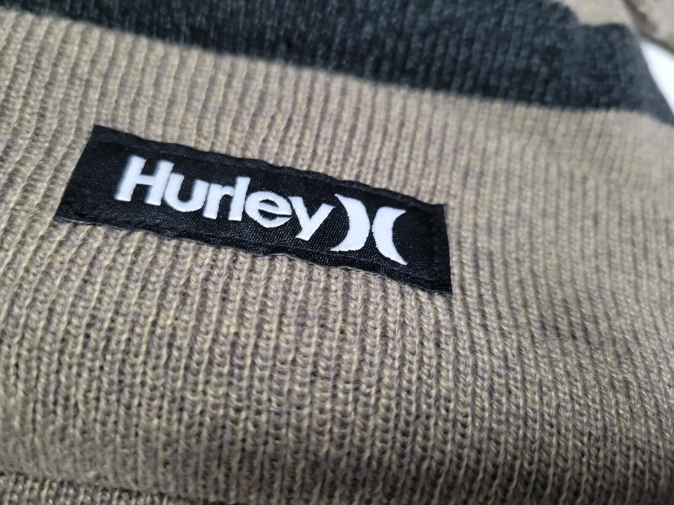 Hurley Niños Jóvenes 8/20 2 Piezas Plegable Invierno Gorro Sombrero Guantes Conjunto Marrón Foto 4 de 4