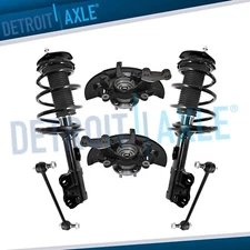 Front Steering Knuckles Wheel Hubs Struts Sway Bars for 2012 - 2017 Toyota Camry