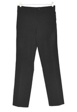 B5 Auth PRADA Black Side Seam Zip Pocket Slim-Straight Trouser Pants Size 44