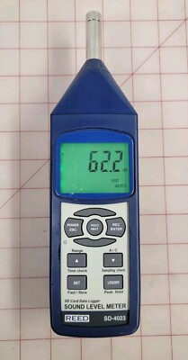 REED SD-4023 HANDHELD SOUND LEVEL METER SD CARD DATA LOGGER