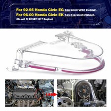 Clear Cam Gear Timing Belt Cover Cam Pulley Fit For 96-00 Honda Civic D15 D16 Ek