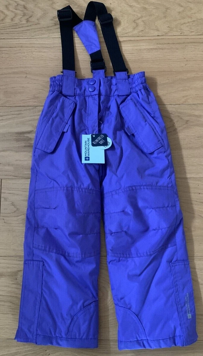NEW Mountain Warehouse Kids Ski Trousers Salopettes Pants Honey