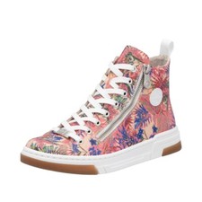 Rieker Sneaker High Bunt/Rosa N3945-91 Damen Schuhe