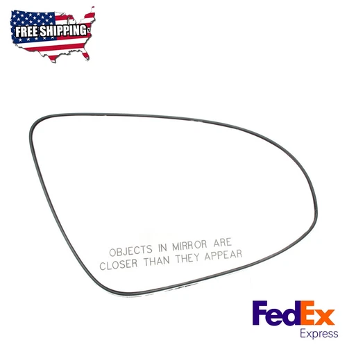 Mirror Glass Heated Passenger Side Fits 2012-2014 Toyota Camry