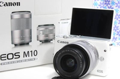 MINT in BOX】 Canon EOS M10 Digital Camera w/ EF-M 15-45mm F3.5