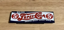 VINTAGE FRIDGE MAGNET PEPSI-COLA AMERICA'S BIGGEST NICKEL'S WORTH