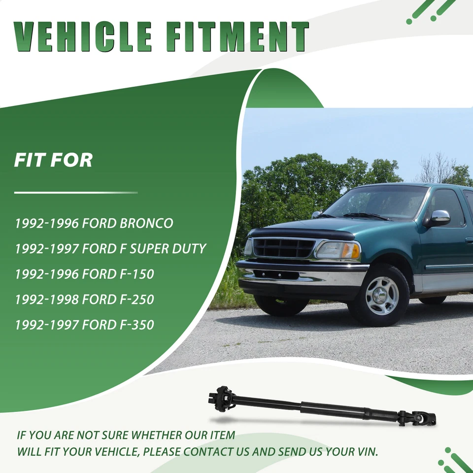 Eje de dirección con acoplador para camioneta Ford F150 F250 F350 Bronco 1992-1998 425-350 Foto 2 de 4