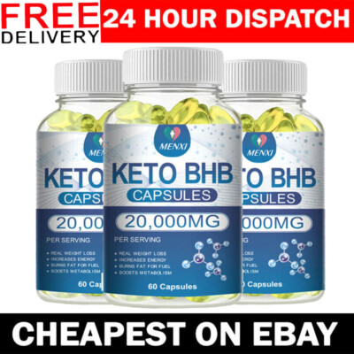 Keto ACV BHB Capsules for Fat Burn Weight Loss Detox Keto Diet Softgels(3 Packs)