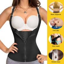Fajas Sweat Waist Trainer Vest Colombianas Reductoras Sauna Tank Top Body Shaper