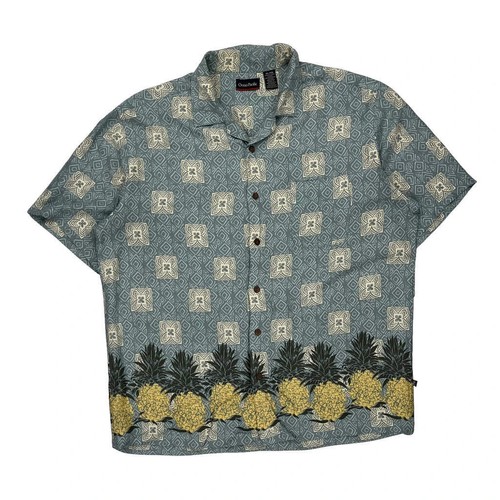 Ocean Pacific Hawaiian Shirt - XL Blue Viscose