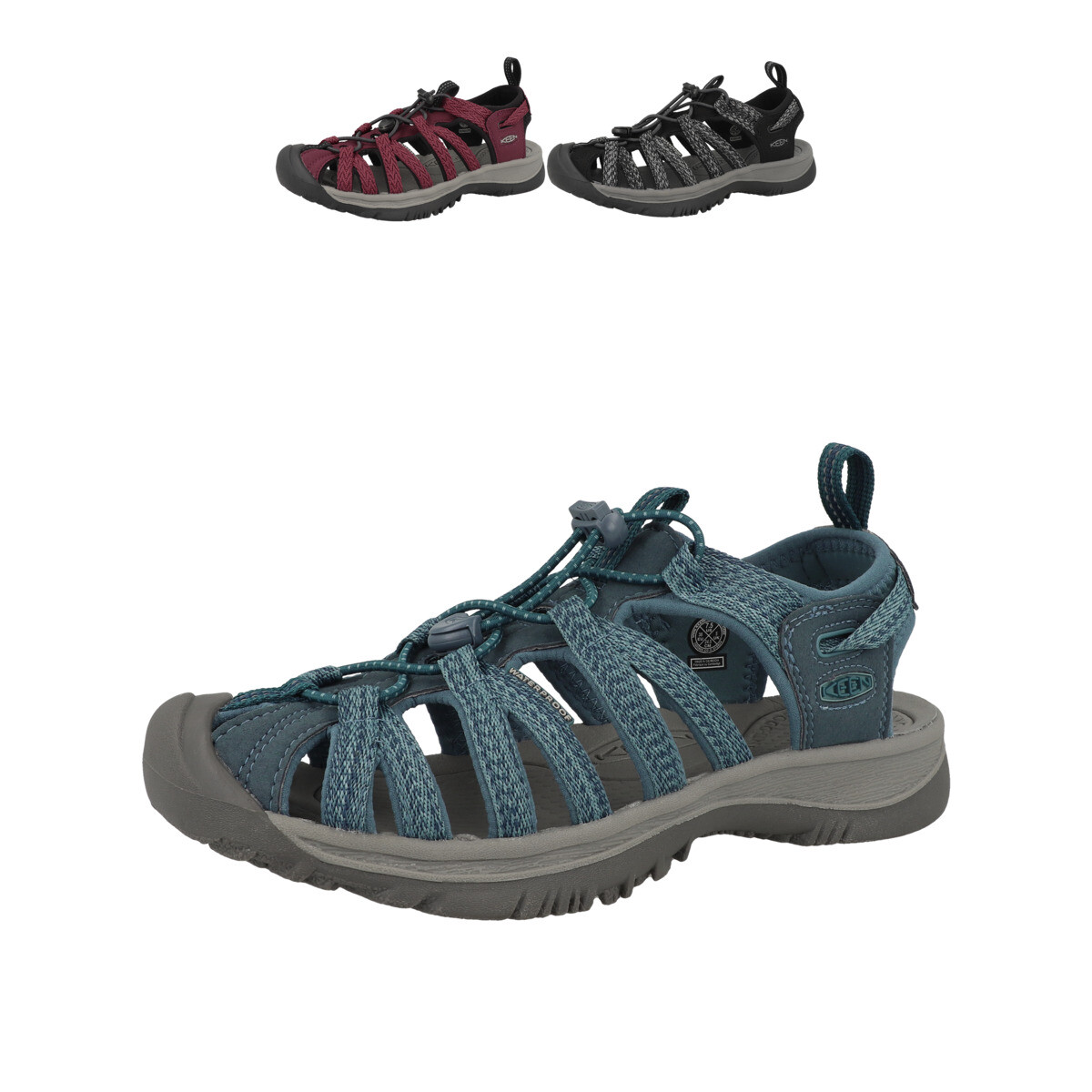 Keen Whisper Donna Sandalo Sandaletti Scarpe Estive Ciabatte da Spiaggia Strap