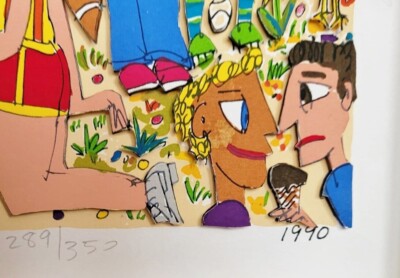 James Rizzi 3D A Lot Of Fun For City Kids Pop Art Framed