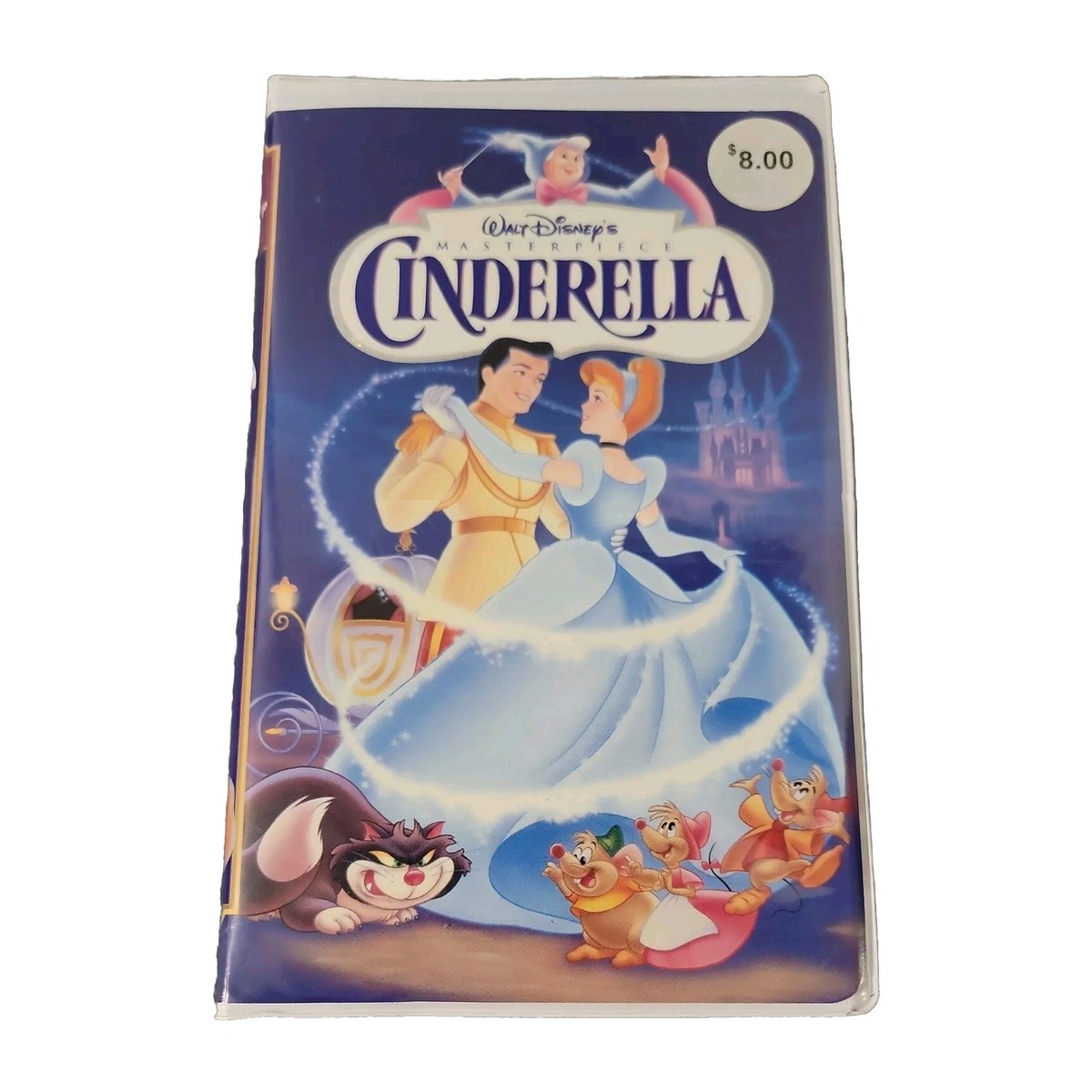 Cinderella (VHS, 1995) Walt Disney Masterpiece Clamshell