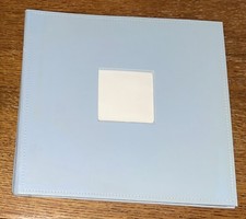 Unbranded Blue Scrapbook Album 12x12 Photo Post Bound Book SEE DESCRIPTION