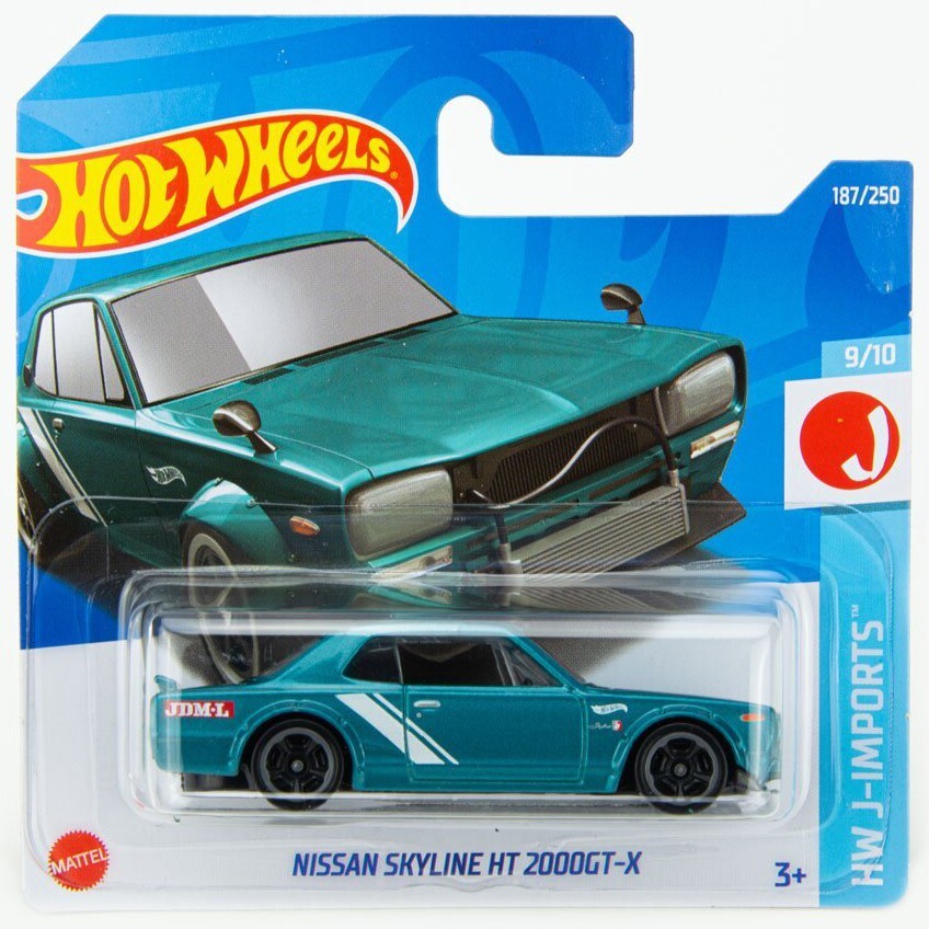 スカイラインHT2000GT　新品 2022 Hot Wheels - Nissan Skyline HT 2000GT-X - HCV11 - HW J