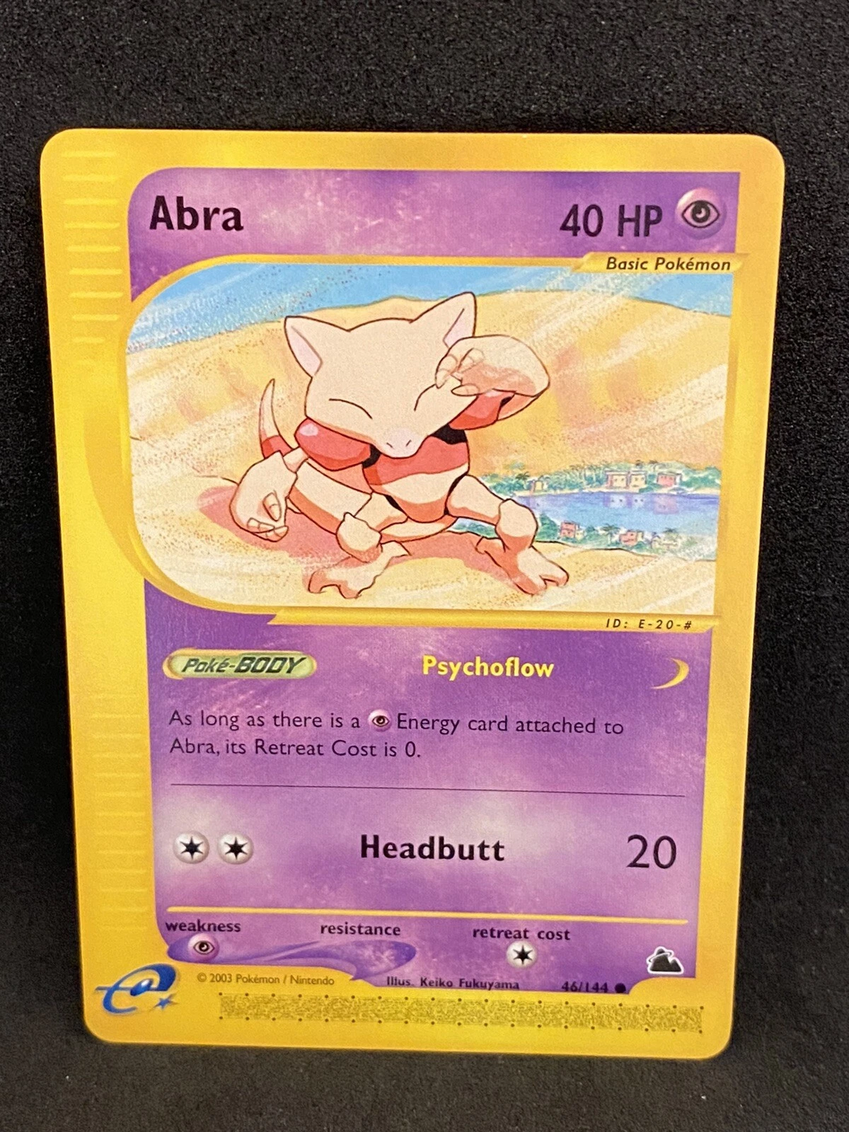 Abra 46/144 Skyridge Pokemon Card  - NM see pix