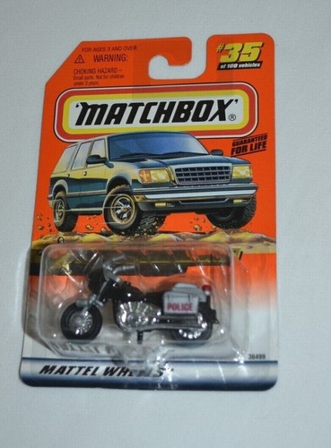 MATCHBOX 1999 LAW & ORDER # 5 - POLIZEI MOTORRAD SCHWARZ - Bild 2 von 6
