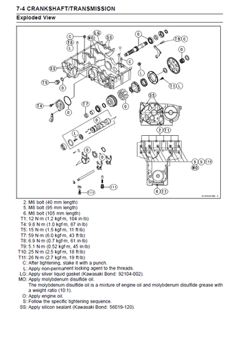 Kawasaki ZR-7S Service Repair Workshop Manual USB 2001 - 2005 - Picture 8 of 9