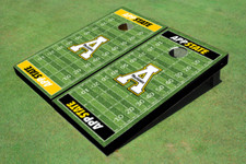 Appalachian State University "A" Alternating Football Field Custom Cornhole Boar