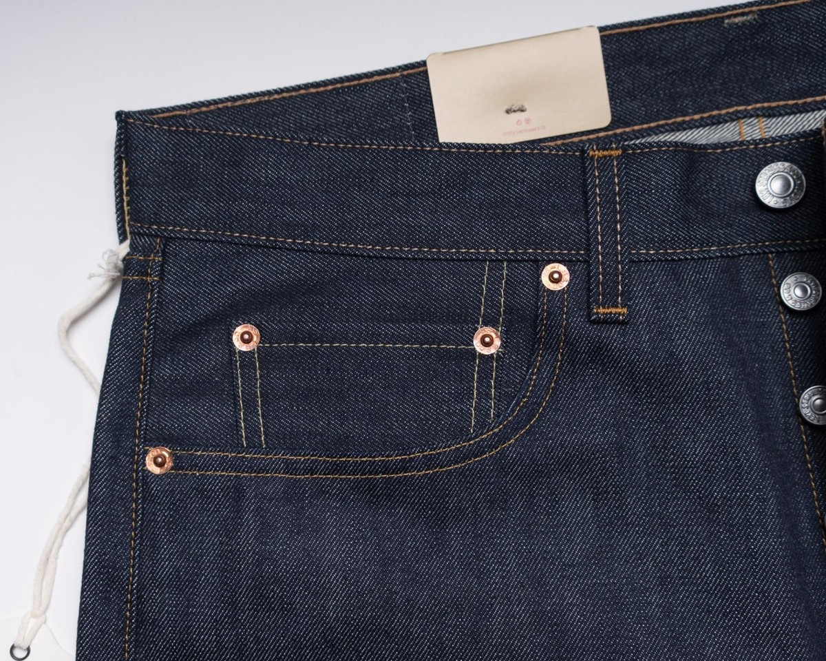 LVC Levi's Vintage Clothing Big E 1966 501 XX Raw Selvedge Denim