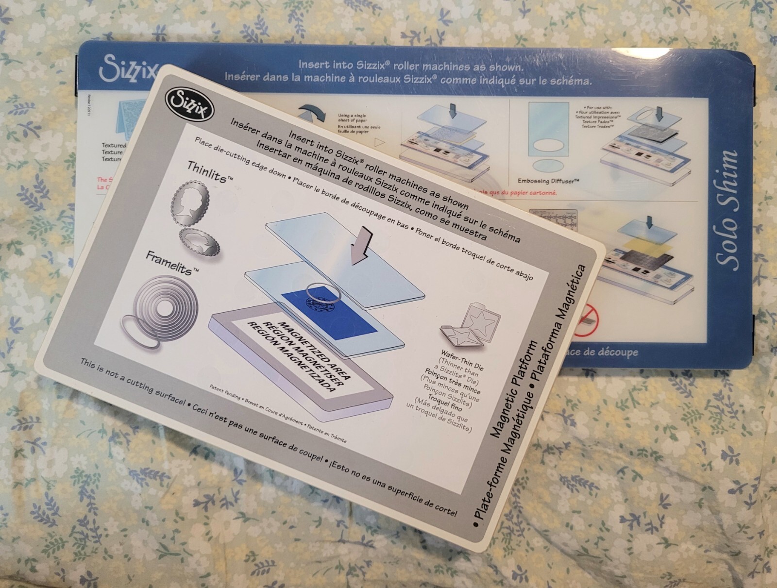 Sizzix Big Shot Extended Shim Platform and Platform Die