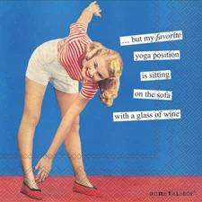 Anne Taintor, 20 Count Cocktail Beverage Paper Napkins, New