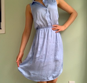 h and m light blue dress